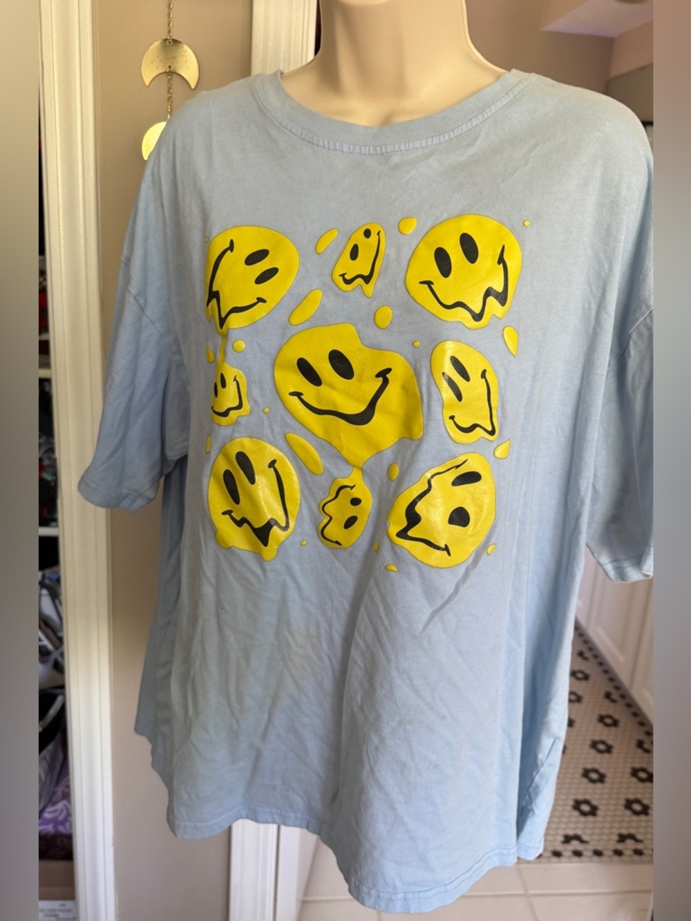 Trippy Melty Smileys Tee